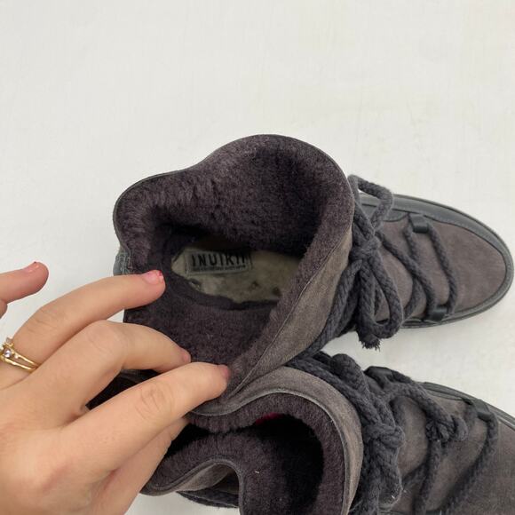 INUIKII Classic Sneaker Women Dark Grey - Picture 6 of 7